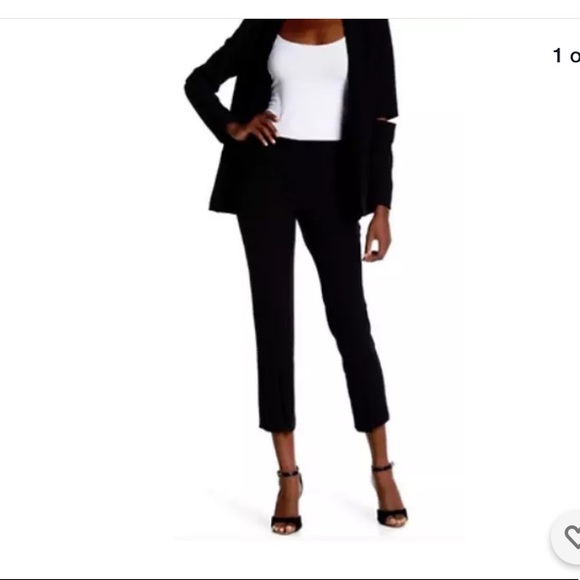 Supply & Demand Slit Front Ankle Pants Black - Picture 5 of 6